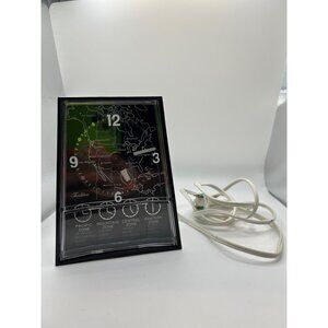 VTG Sears Roebuck Time Zone Plug In Alarm Clock Works‎ Model 7184 Rare Clock